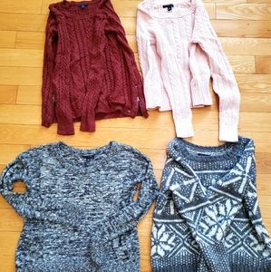 4 American Eagle sweaters size small